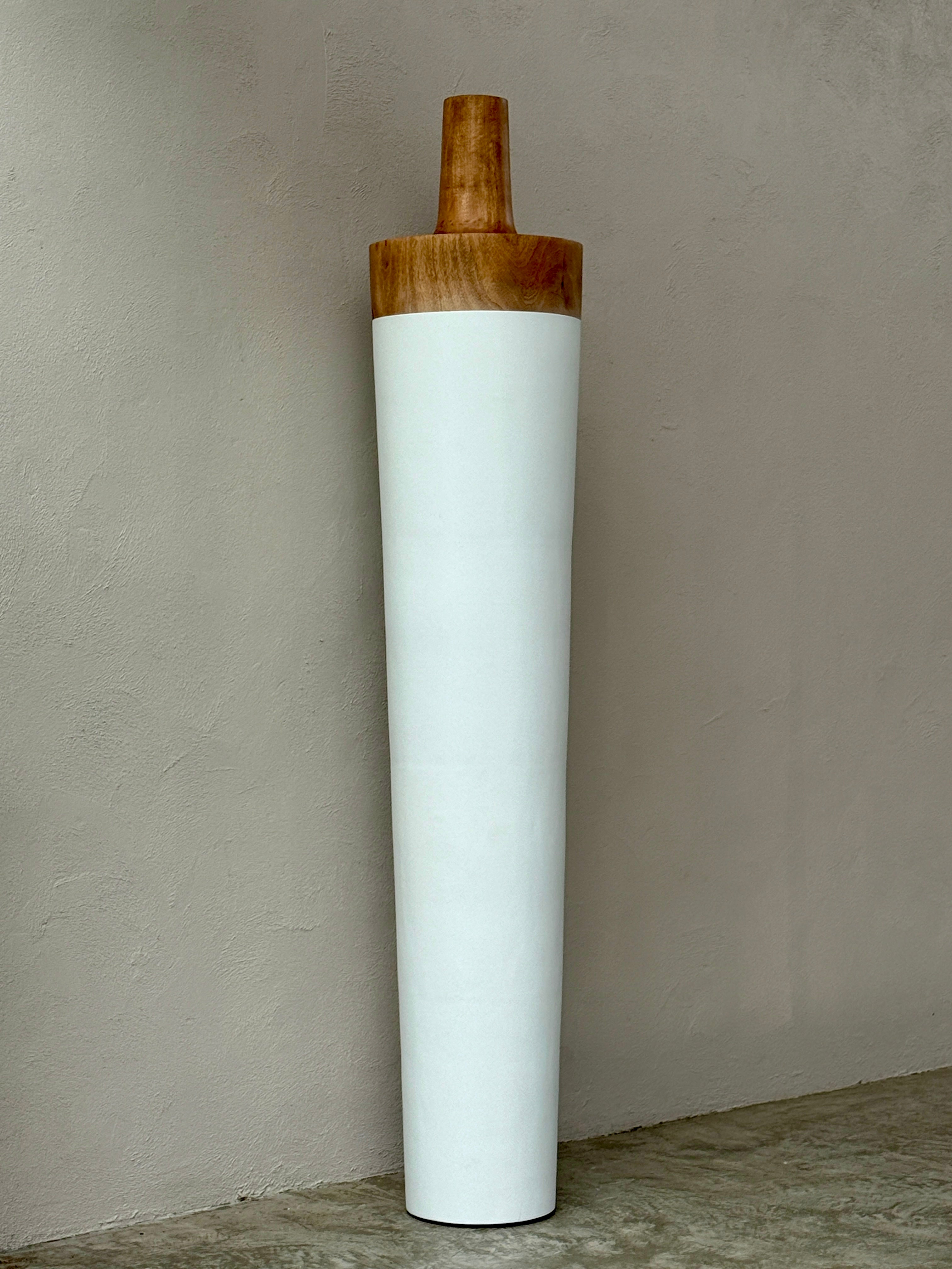 Sensai Lom houten vloervaas H200 suarhout naturel