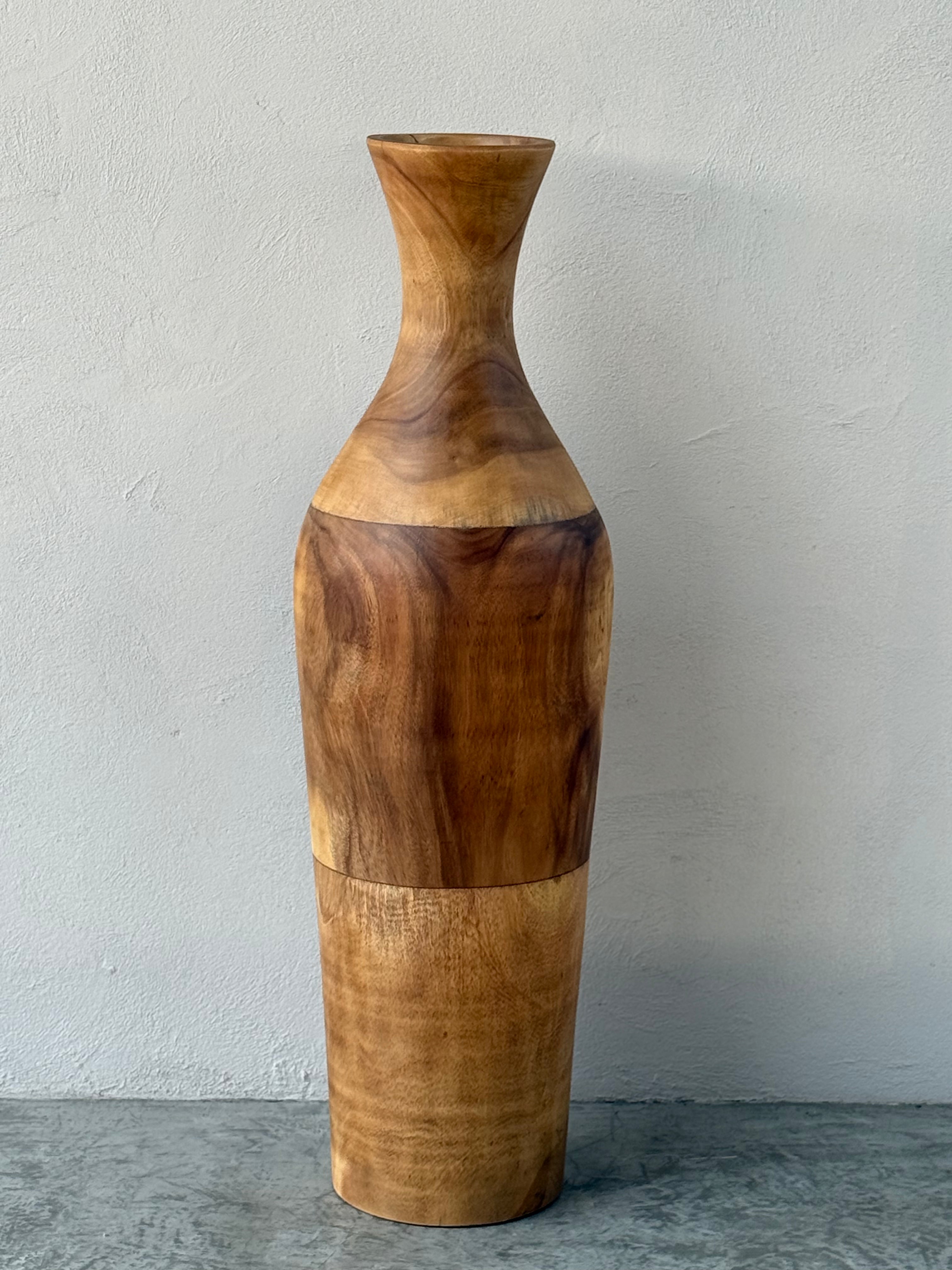Sensai Fai Pure houten vloervaas H120 suar hout naturel
